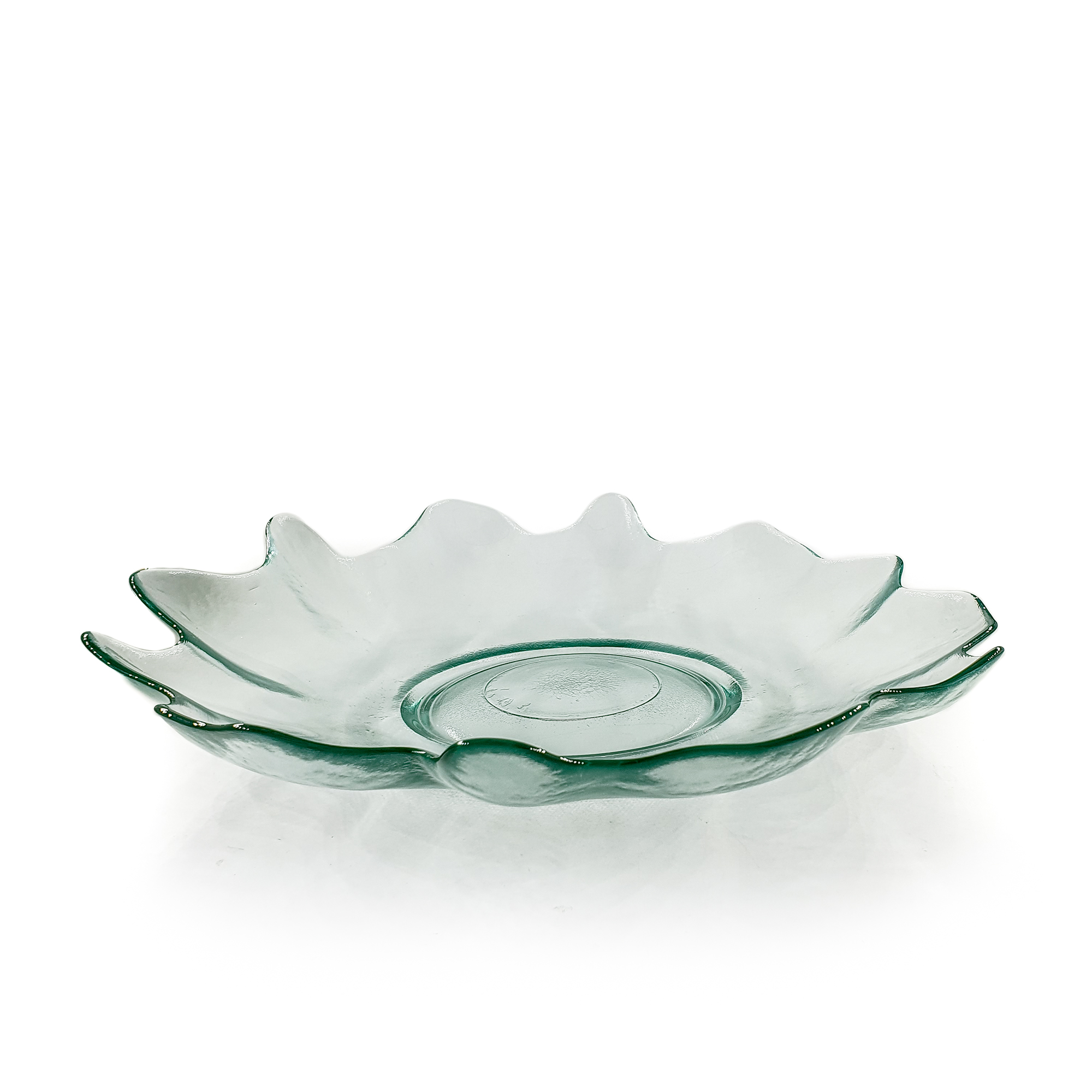 PLATO FESTON 33CM VIDRIO RECICLADO