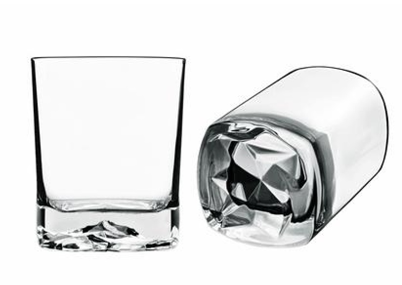 PM922 ON THE ROCKS VASO BAJO CUAD 40CL CJ6x4