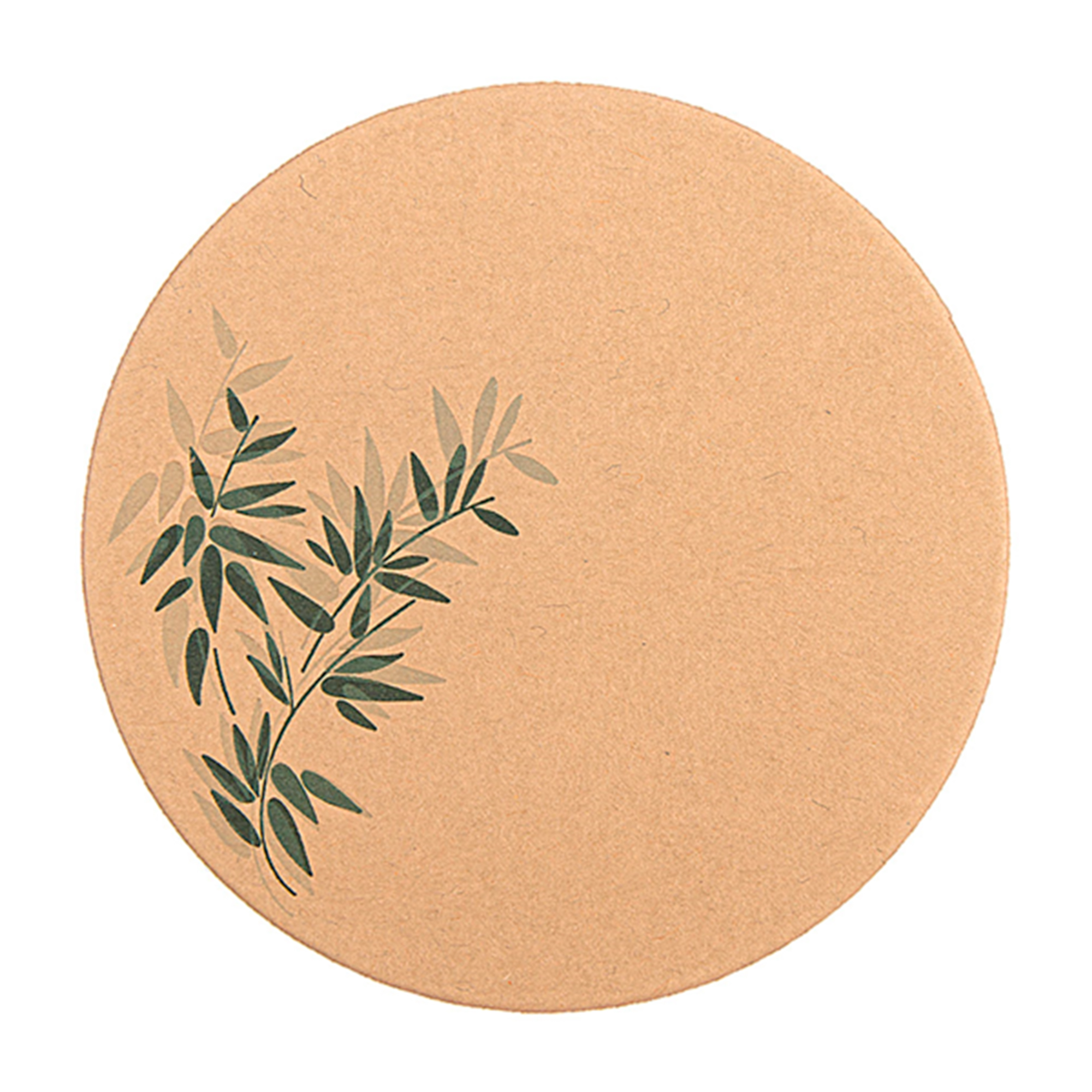 POSAVASOS CARTULINA F GREEN 9CM MARRON BL500u