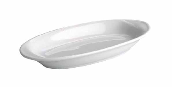 RABANERA OVAL 14X7CM PORCELANA CJ12u