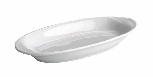 RABANERA OVAL 16X8CM PORCELANA CJ12u