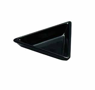 RABANERA TRIANGULAR NEGRA 12CM CJ10u