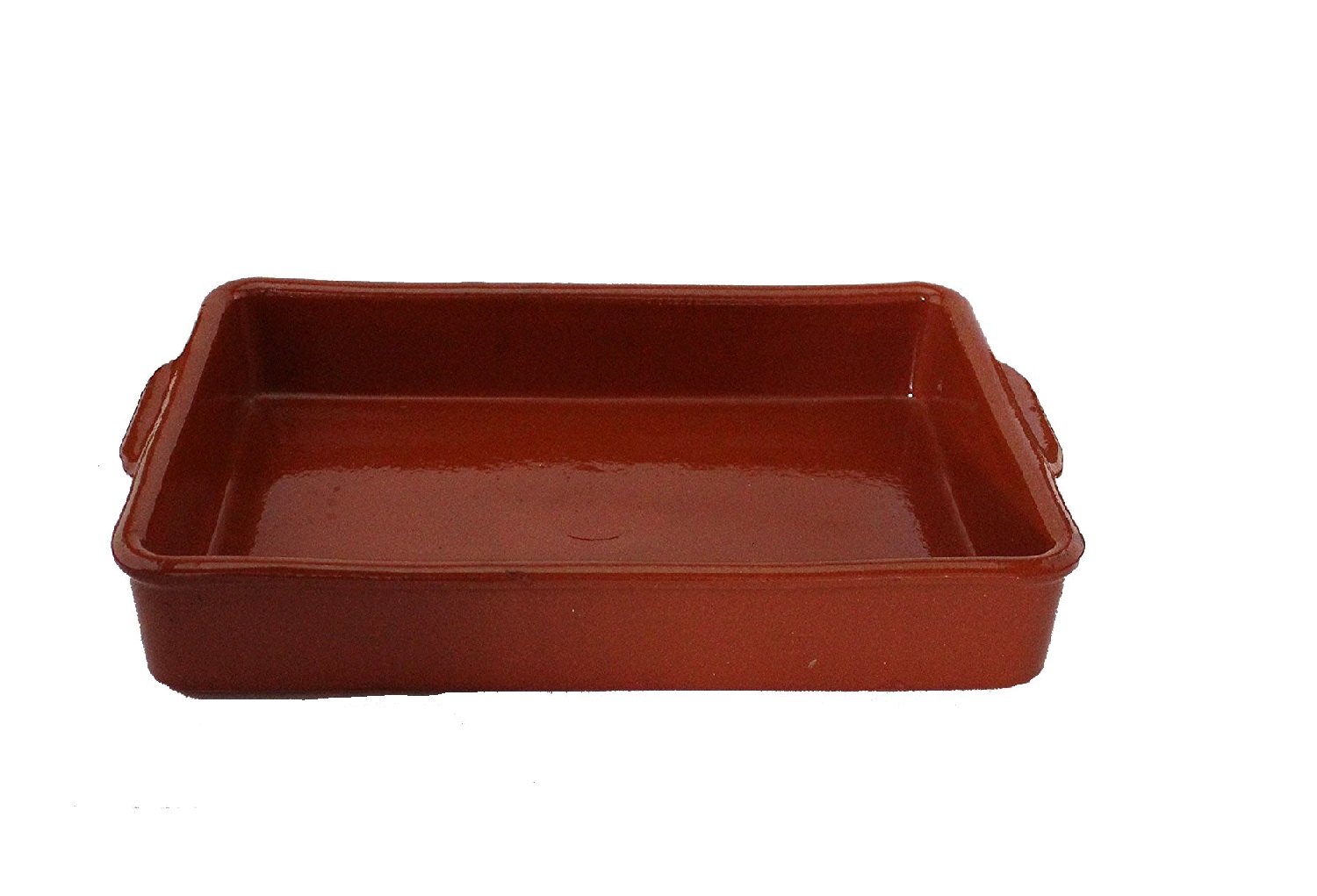 RECTANGULAR 29CM CAZUELA BARRO CJ5u