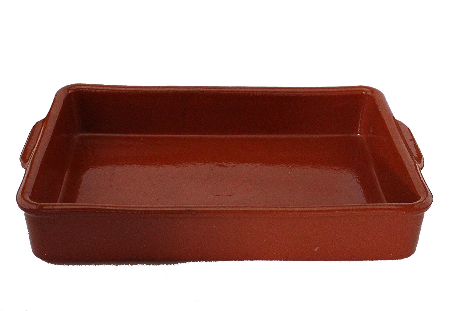 RECTANGULAR 40CM CAZUELA BARRO CJ4u