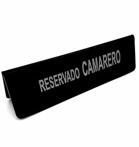 RESERVADO CAMARERO METACRI NGO 28X8,5