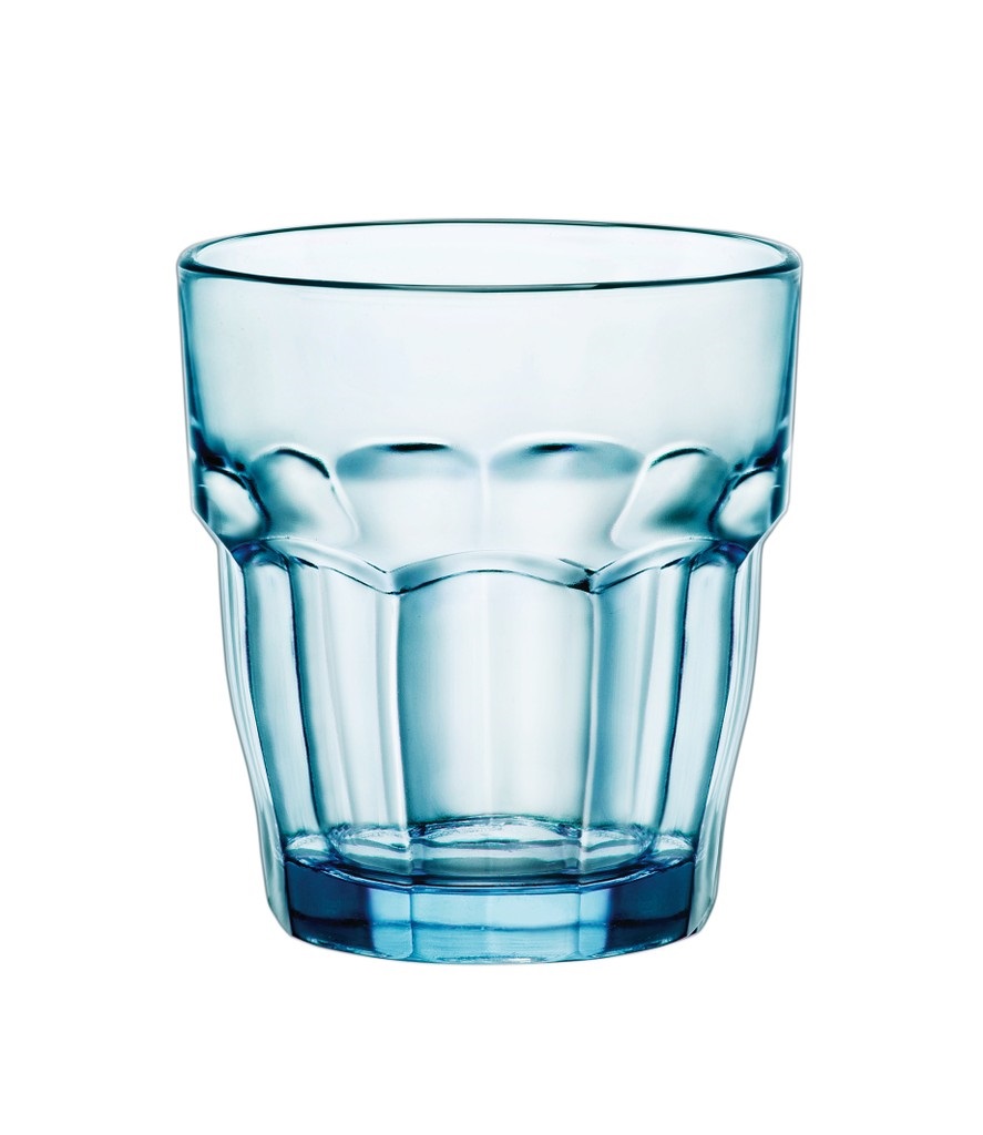 ROCK VASO BAJO APILABLE 27CL AZUL CJ4x6