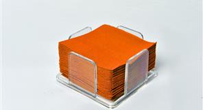 SERVILLETA 20x20 NARANJA 2C P/100 u.