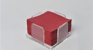 SERVILLETA 20x20 ROJA 2C P/100 u.