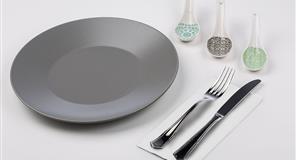 SERVILLETA PP 40X40 BLANCA 1/8 P/60 u.