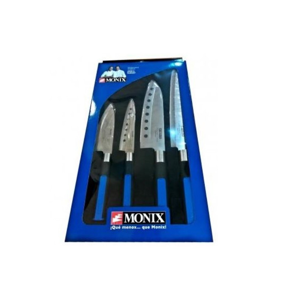 SET 4 CUCHILLOS COCINA MONIX