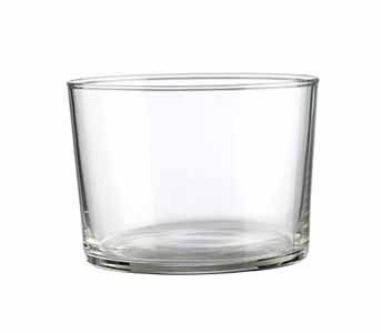 SIDRA/BODEGA MINI VASO 20CL "T" CJ12u