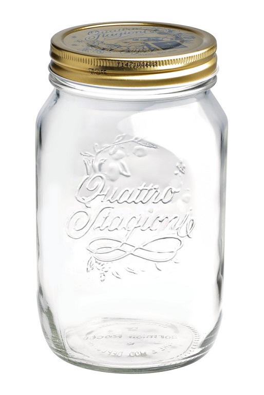 TARRO C/TAPA 1L QUATRO ESTACIONES CJ12u