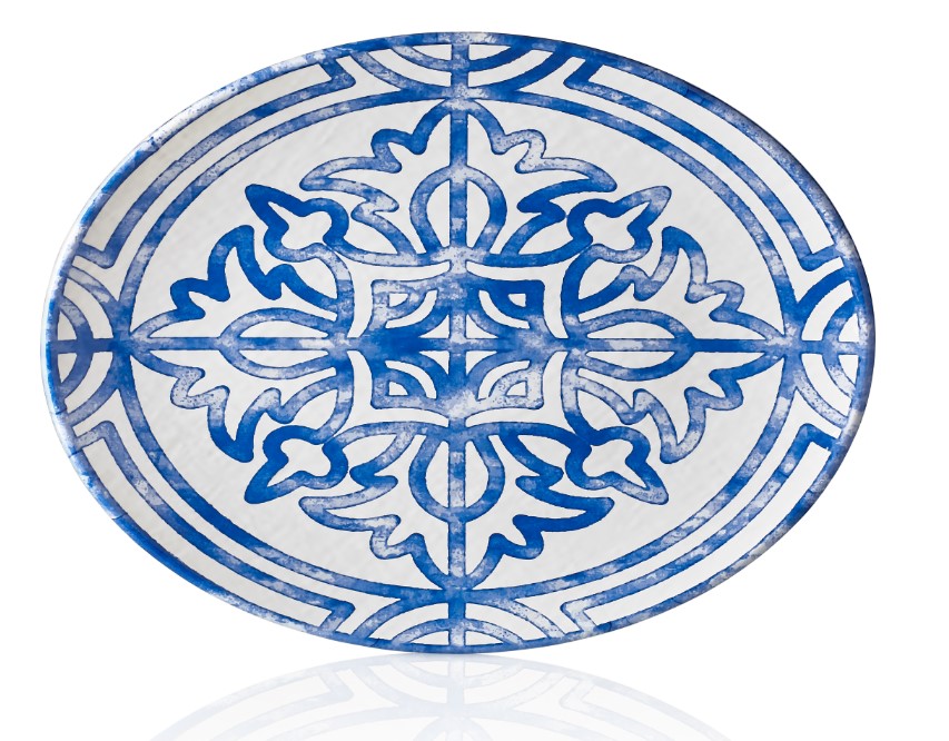 TILDA FUENTE OVAL 49X36 MELAMINA 11849SEVILLA CJ10u