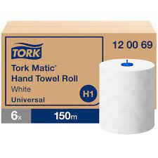 TOALLA CONT. TORK UNIVERSAL BCA. 150 mt.