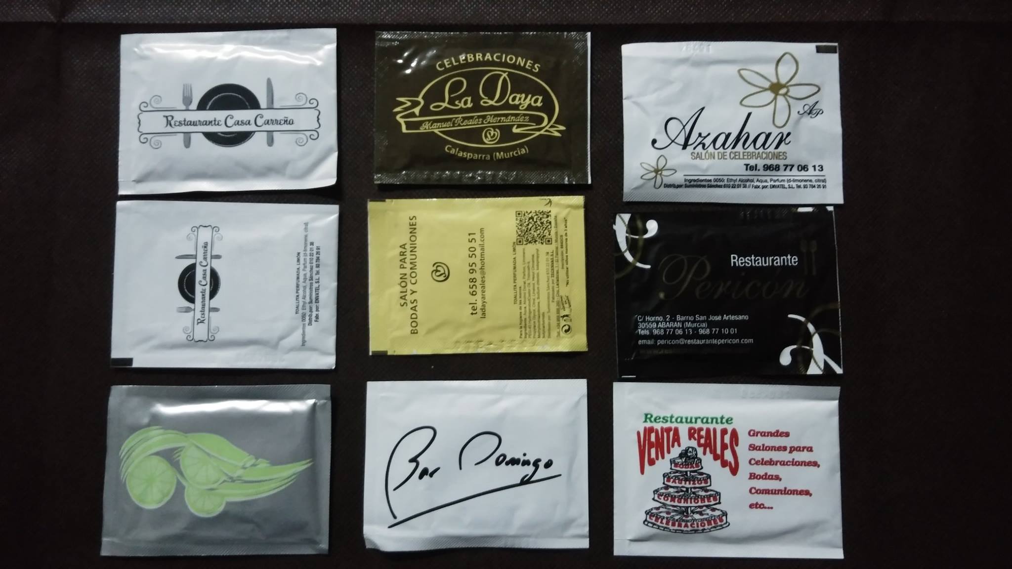 TOALLITA MARISCO PERSONALIZADA C/500 u.