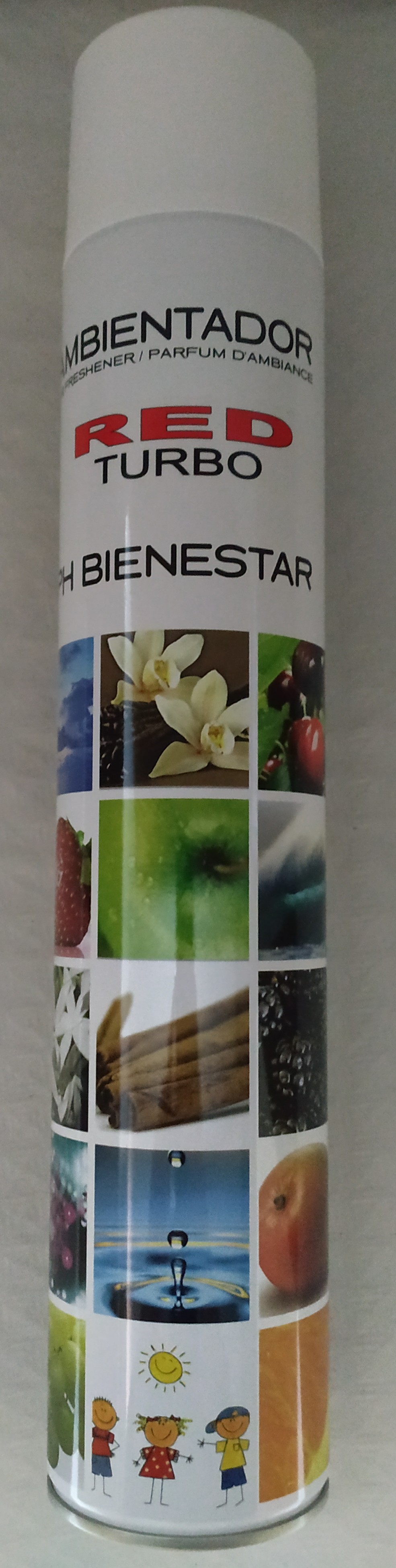 TURBO AMBIENTADOR SPRAY RED 750 ml.
