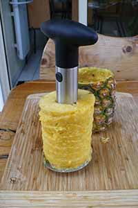 VACIADOR CORTADOR PIÑA INOX