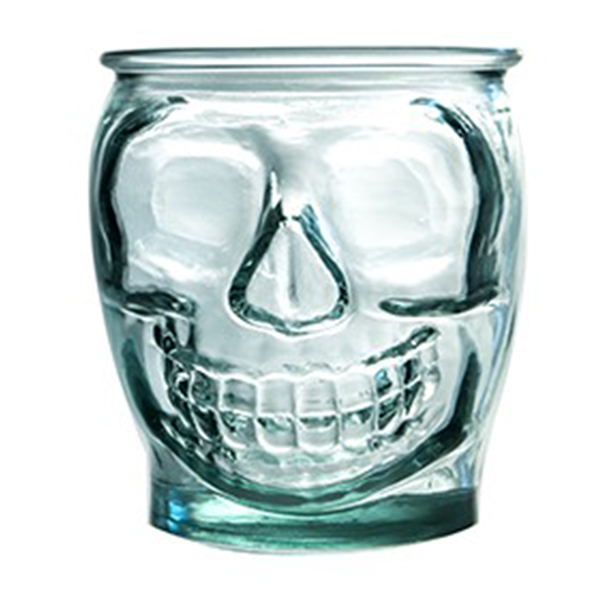 VASO CALAVERA 40CL VIDRIO RECICLADO CJ6u