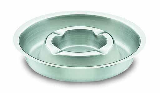 ZZ CENICERO REDONDO 16 CM 62916 CHEF INOX