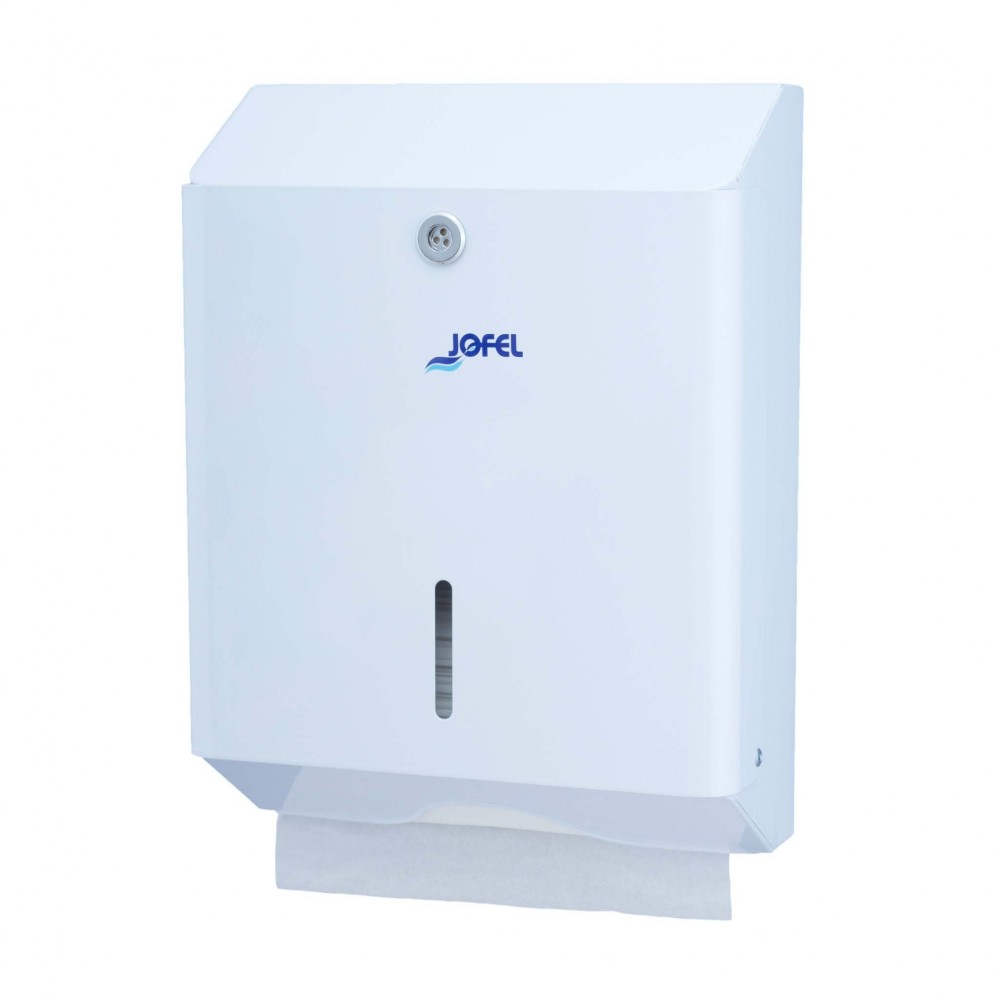 ZZ DISPENSADOR TOALLETA CHAPA BCO AH20000 JOFEL