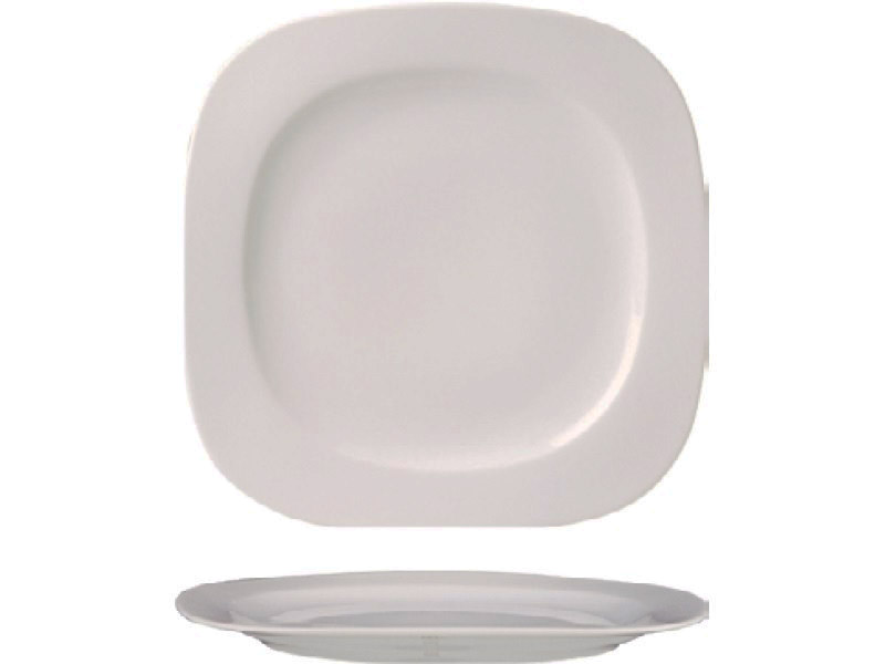 ZZ GALA LLANO PLATO CUADRADO 18CM CJ12u