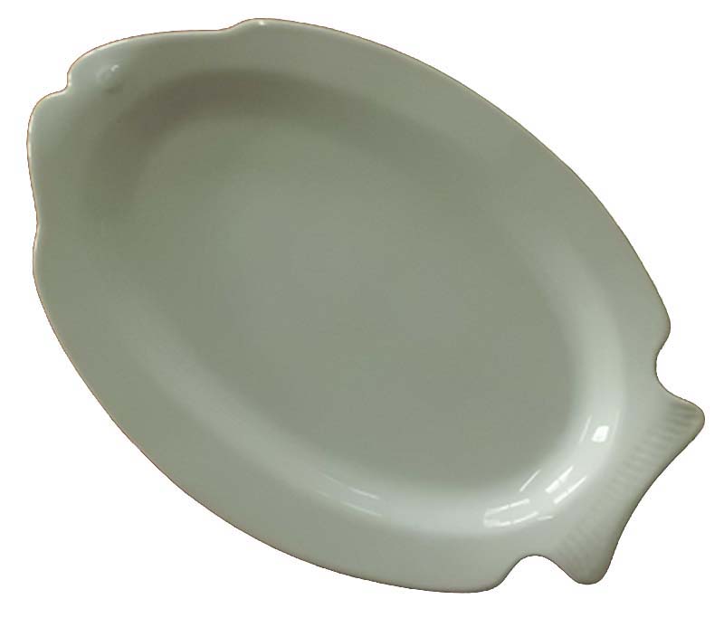 ZZ PLATO PEZ 37X25 PORCELANA 3013370