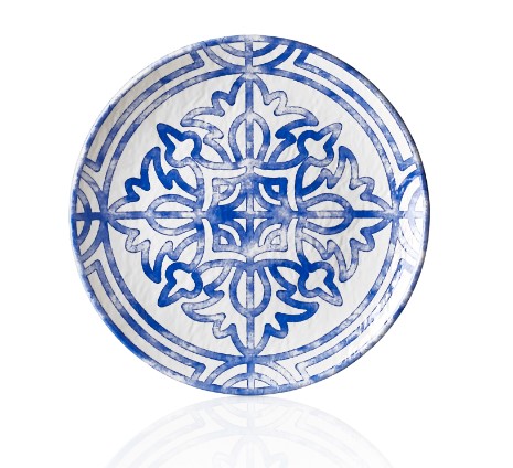 ZZ TILDA PLATO LLANO 26CM MELAMINA SEVILLA CJ3u